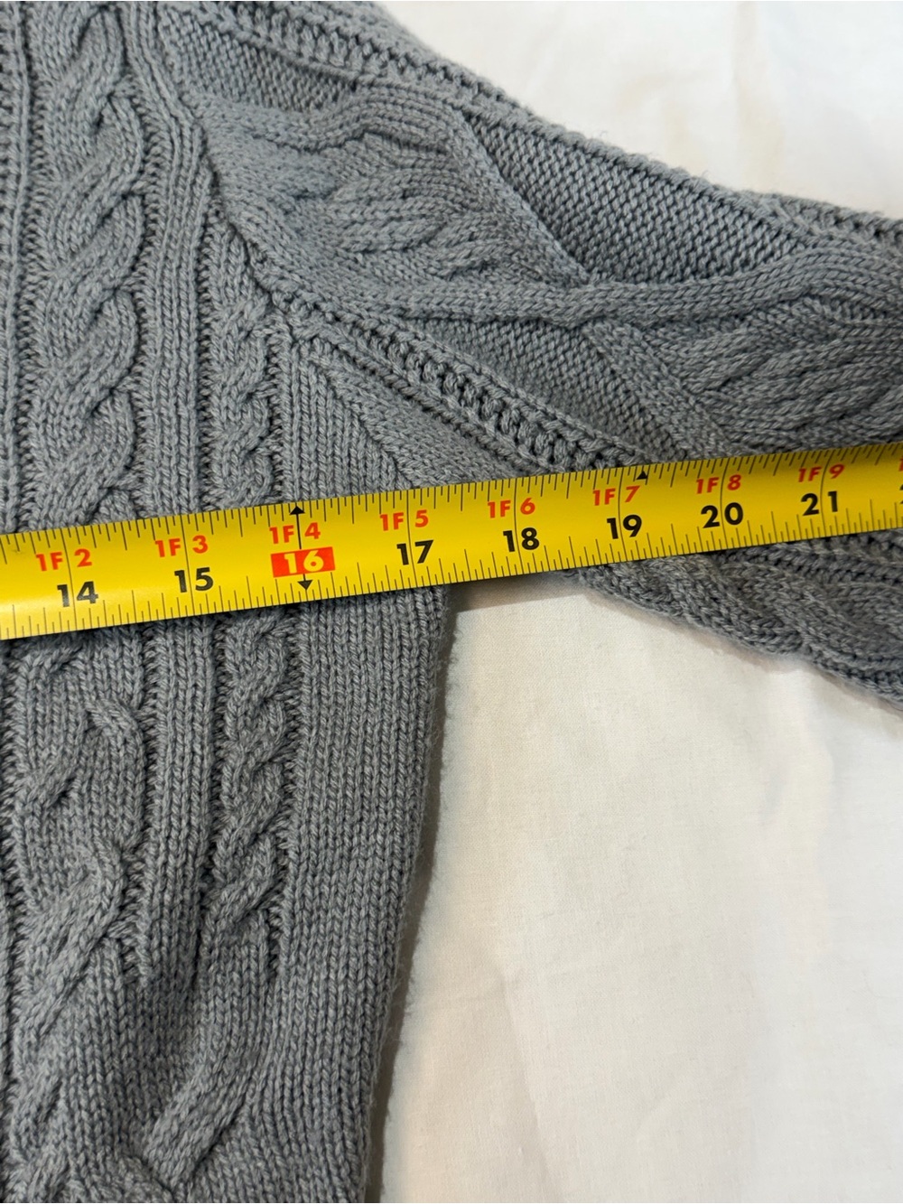 Chelsea&Violet Girls Cable Knit Sweater grey - Picture 6 of 8